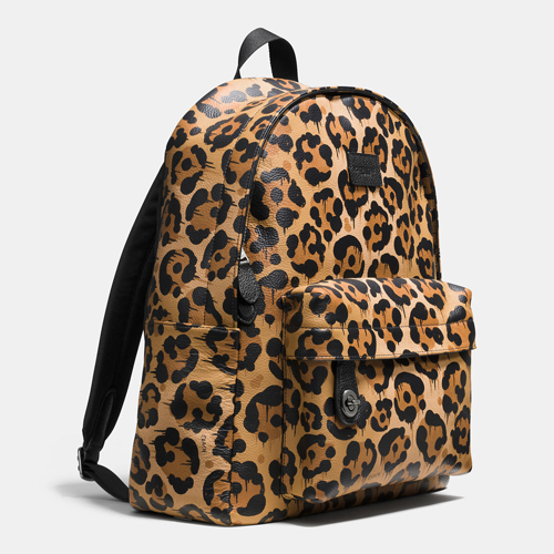 Small Campus Backpack In Wild Beast Print Leather | Women